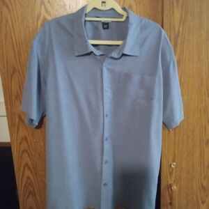 Oneill XL blue button down shirt